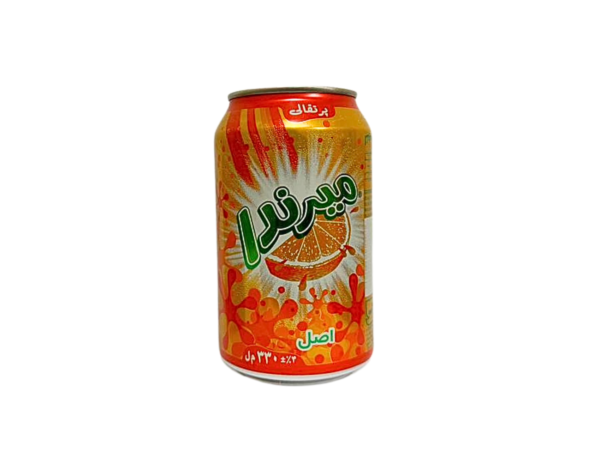 نوشابه قوطی پرتقالی "میرندا"330ml