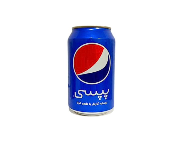 نوشابه قوطی مشکی پپسی 330ml