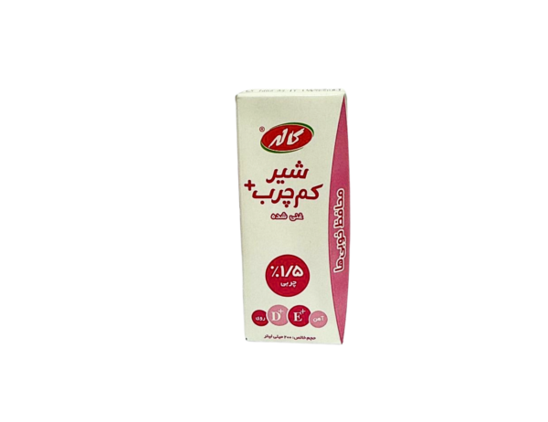 شیر کم چرب غنی شده کاله 200ml