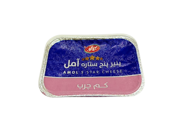 پنیر 5 ستاره آمل کم چرب کاله 350گرم