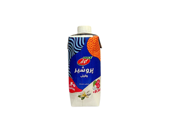 پروشیر وانیلی کاله حاوی BCAA و ۴۰گرم پروتئین 330ml